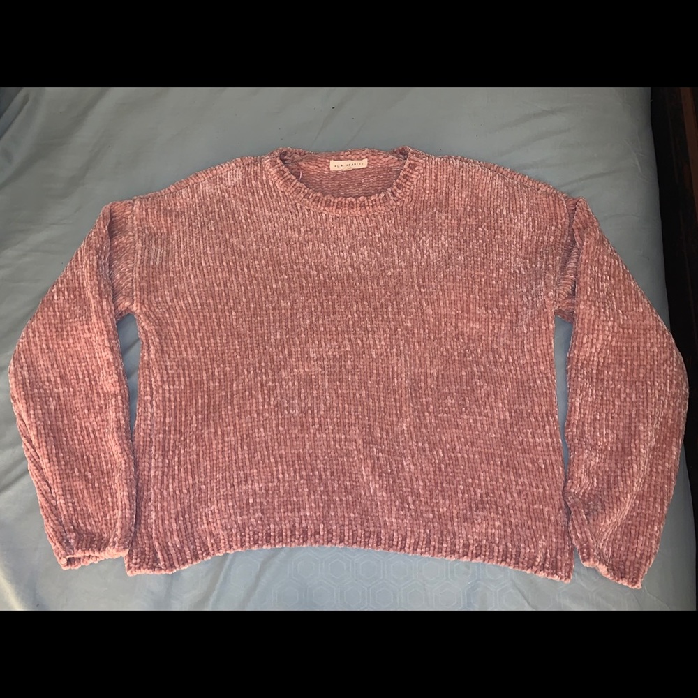 LA Hearts Velvet Sweater